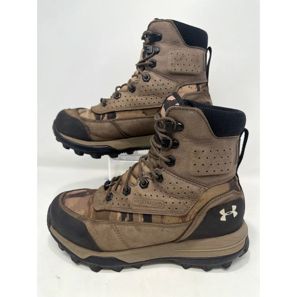 Kids Under Armour Storm Camo Hunting Boots Size 7.5 Youth‎ Waterproof